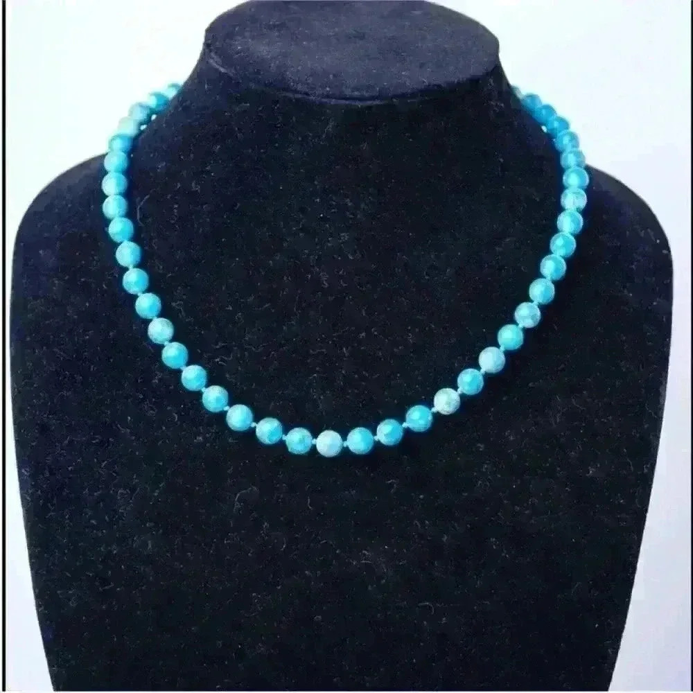 Cinderella inspired Vintage Howlite statement necklace Super Delicate - Picture 10 of 16